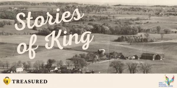 Stories of King banner image, showing rural land in aged, sepia tone